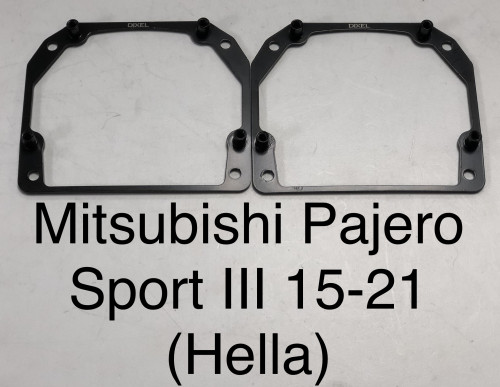 Переходные рамки Mitsubishi Pajero Sport III (2015 - 2021 г.в.) для 3/3R/5R (2 шт.)